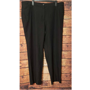 Avenue Plus Size Navy Striped Work Pants Size 26